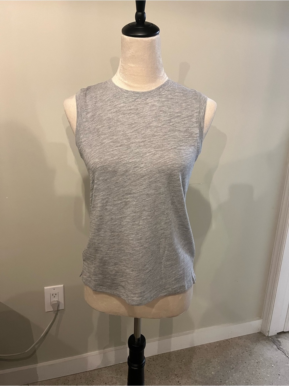 NWT ATM Anthony Thomas Melillo Slub Jersey Sleeveless Top - Picture 3 of 10